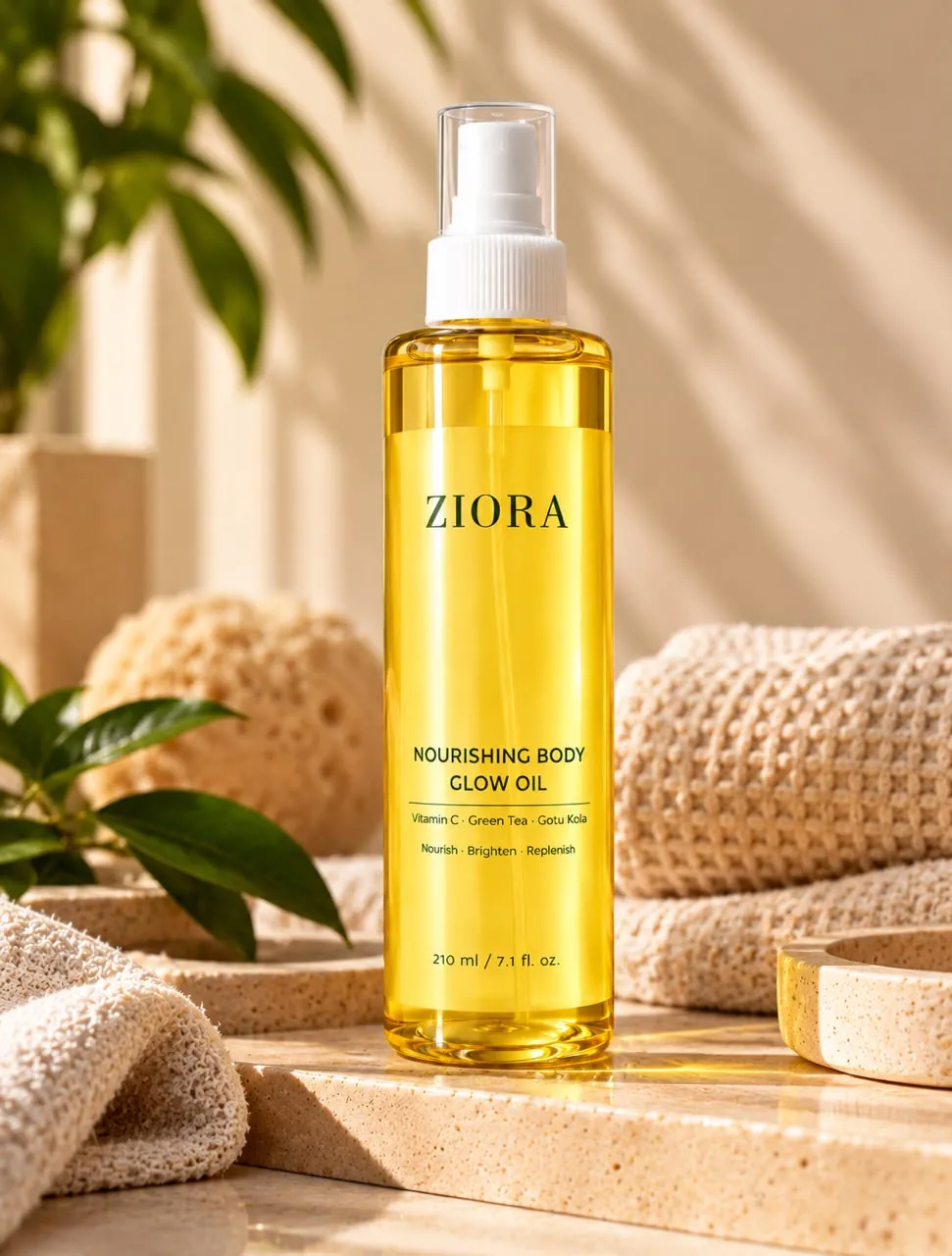 Ziora Nourishing Body Glow Oil 210 ml
