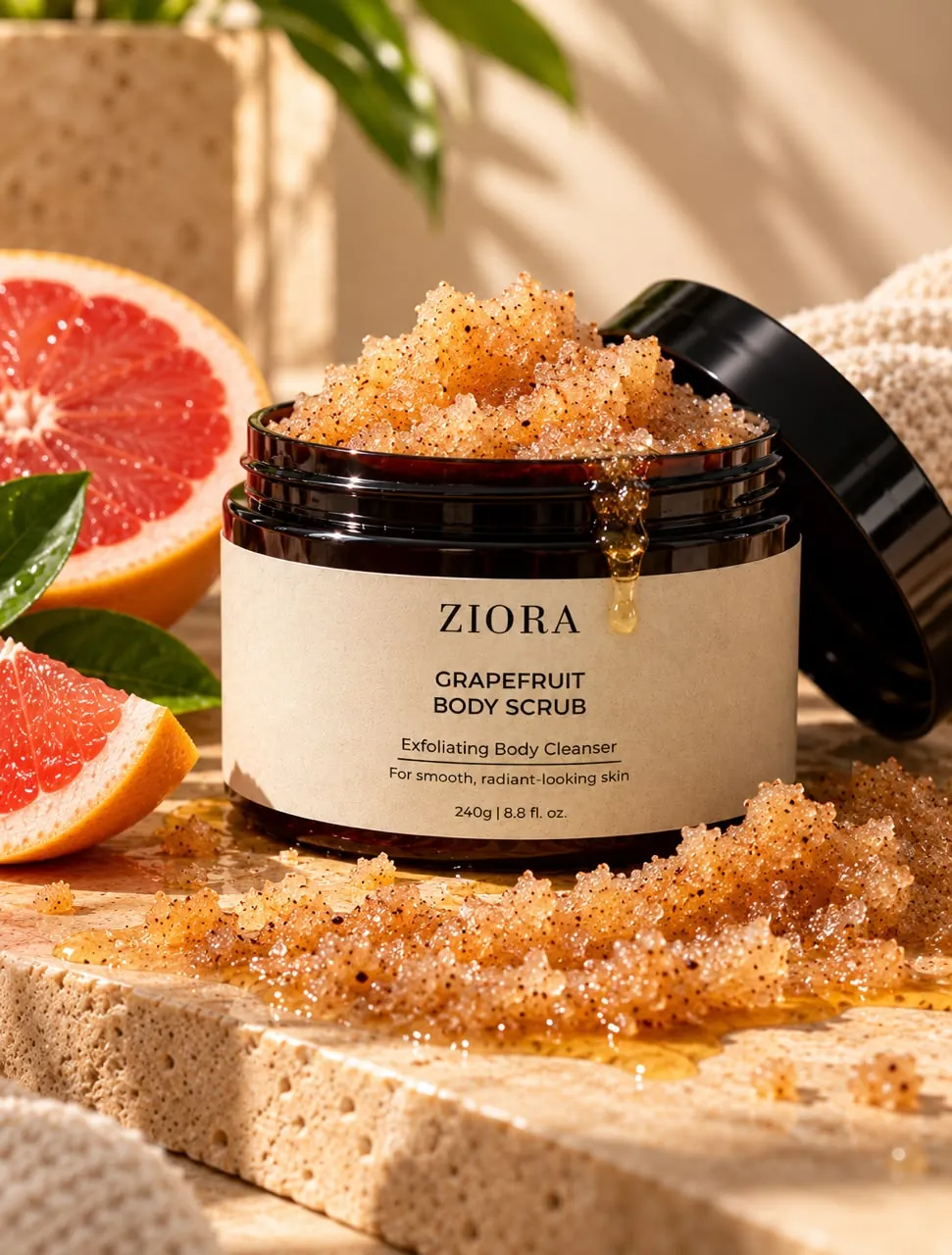 Ziora Foaming Body Scrub 240 g